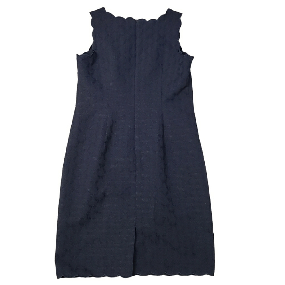 Talbots Scalloped Jacquard Sheath Dress - Picture 4 of 7